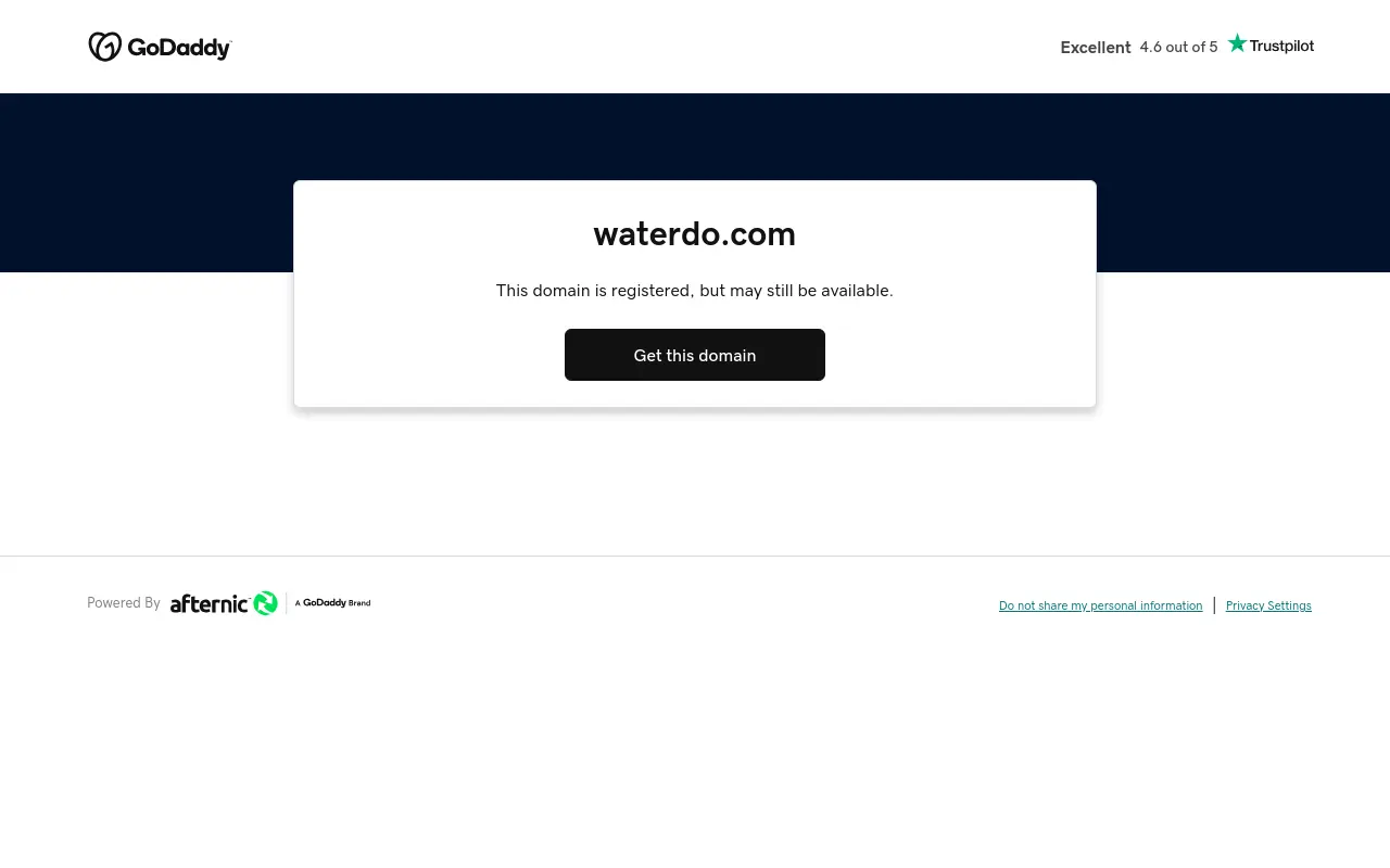 waterdo.com 첫 화면