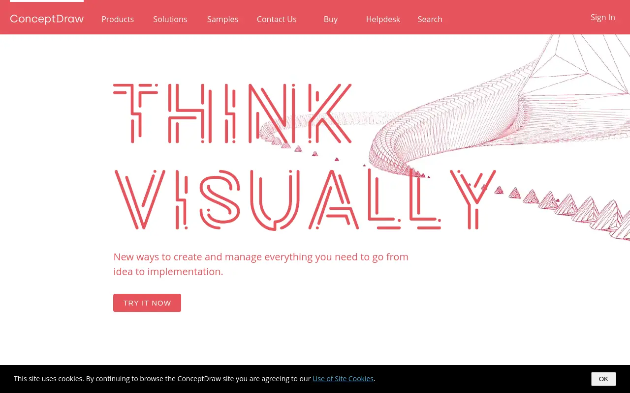 conceptdraw.com 첫 화면