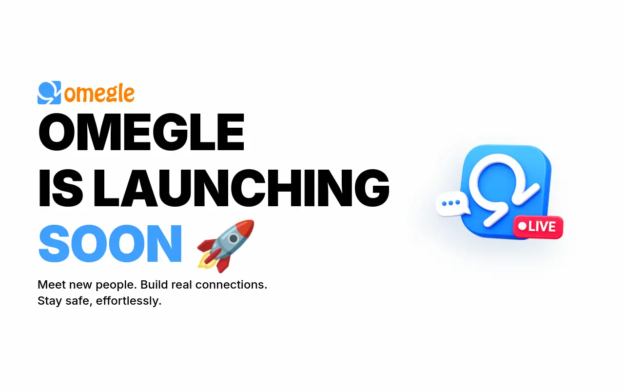 omegle.com 첫 화면