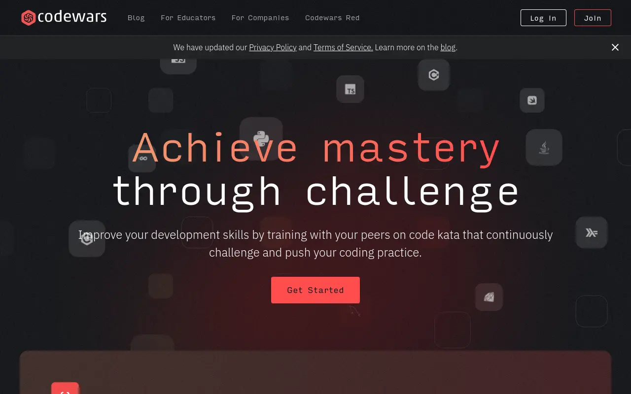 codewars.com 첫 화면