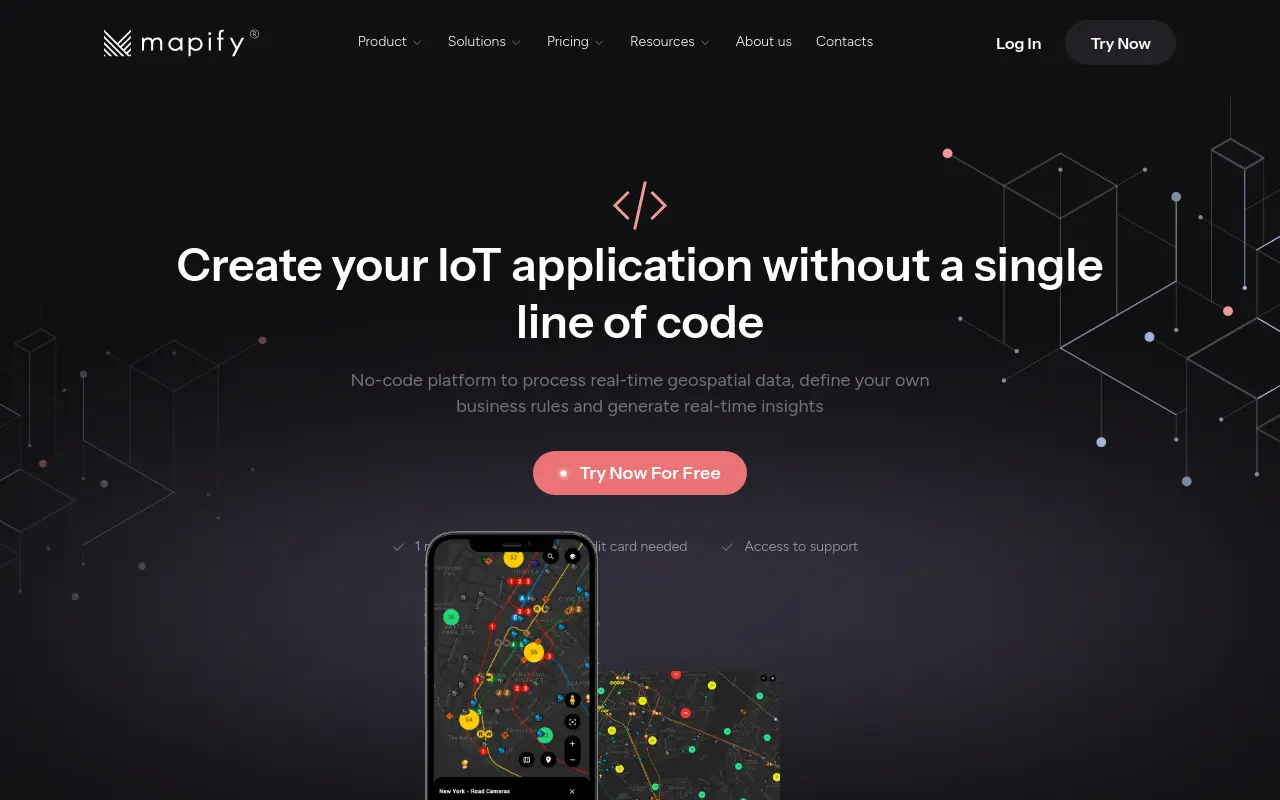 mapify.ai 첫 화면