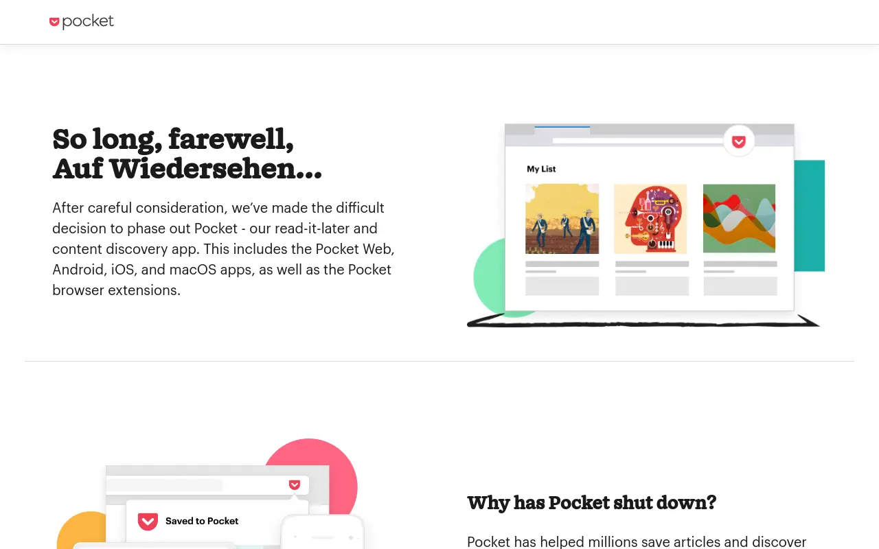 getpocket.com 첫 화면
