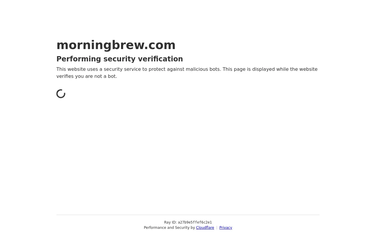 morningbrew.com 첫 화면